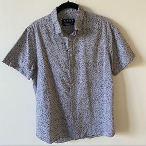 Topman Short Sleeve Button Down - Medium